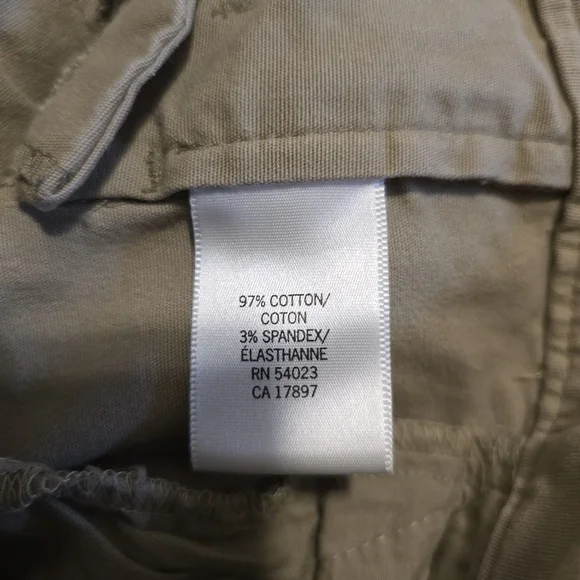 BANANA REPUBLIC Martin Fit Khaki Cargo Pants Gorpcore Casual Bottoms Size 0 - Picture 16 of 16